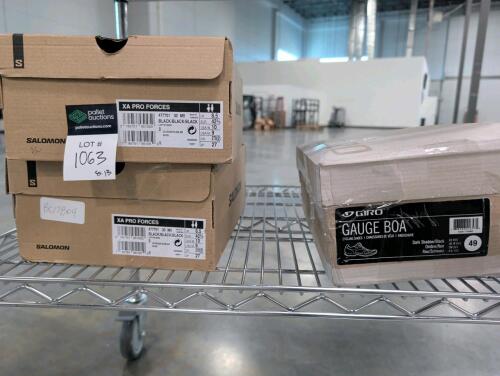 salomon and GIro shoes
