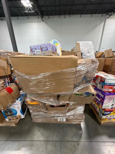 Napkins, paper towels, Kleenex, dog juice, baking soda, undergarment, garbage bags, PG water, V8 energy drinks, magnesium glycinate, unstoppable, potassium Gummies, wow inflatable, gain, and more