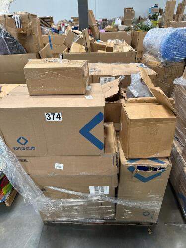 Big box store in boxes, paper towels, toilet paper, detergent, vitamin B12, Smartwater, dog treats Alka-Seltzer, garbage bags, supplements & More