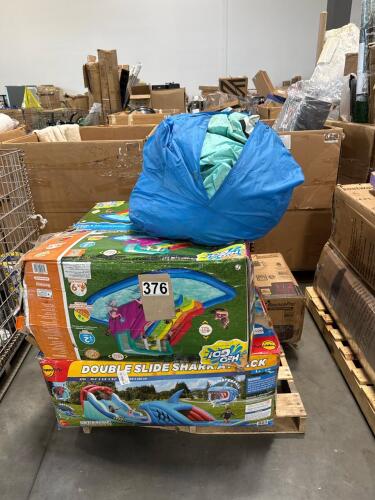 Multiple H2O waterslides may include a customer return