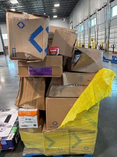 Big box store in boxes, exam gloves, toilet paper, paper towels, filters, spam, tuna, detergent, baking grease, clothing, & More