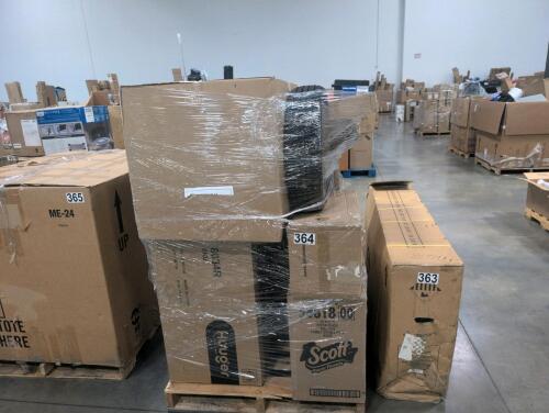 Scott paper towels, HUUGER furniture, Lithonia lighting, storage bin, air cooler, tiny gingerbread girl box, & More