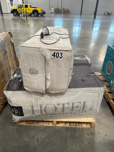 (3) rolled mattresses