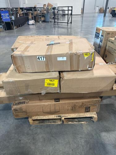 Canopy, queen bedframe piece, KETER product, storage bench, & More