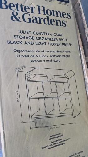 Large boxes, better homes and gardens cube organizer, four drawer file cabinet