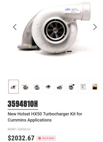 Holset turbocharger, rolled mattress, wireless Express BBS wirlbling, maxitrol, outdoor furniture, air filter by AeroStar and more