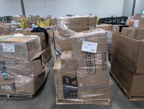 sterilite 110qt latch box, yaheetech 593262 black, (3) GT player chairs, luggage, vibration plate, mower deck chute, transfer case assembly?