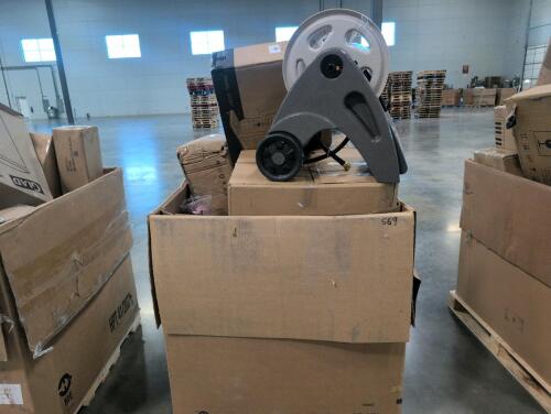 Flimma slushie machine, hose reel, 52" Rockport ceiling fan, decorative wile, pool, every supply, and more