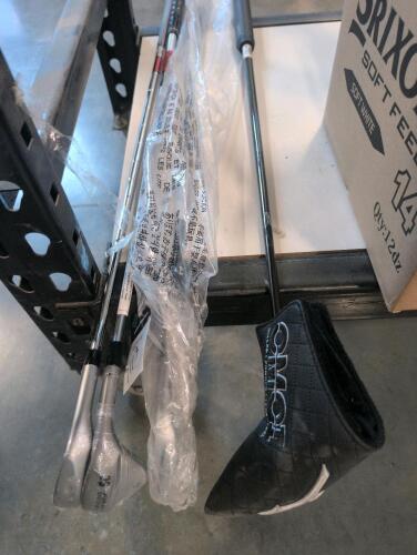 Golf clubs: 54 TAKOMO iron SC tailor-made, Mizuno M.craft putter and tailor-made two iron