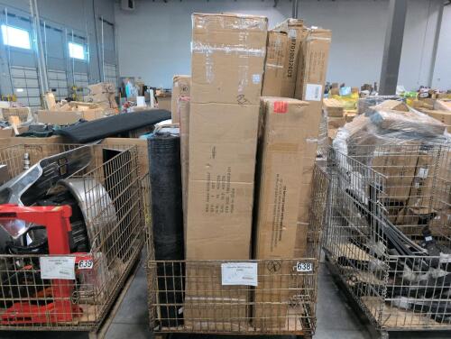 Gasfirepit, rolled material, queen 12" mattress, storage cabinet and more