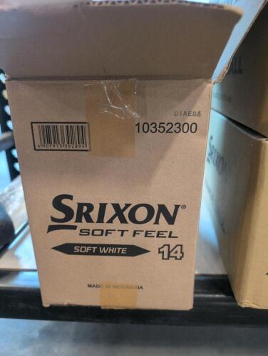Box of SRIXON golf balls may not be a complete box