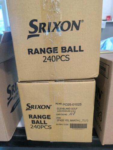 Two boxes of SRIXON range balls