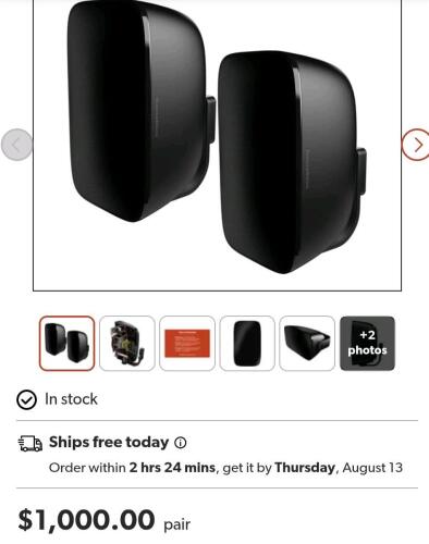 Bowers & Wilkins a.m. &ndash; one speaker