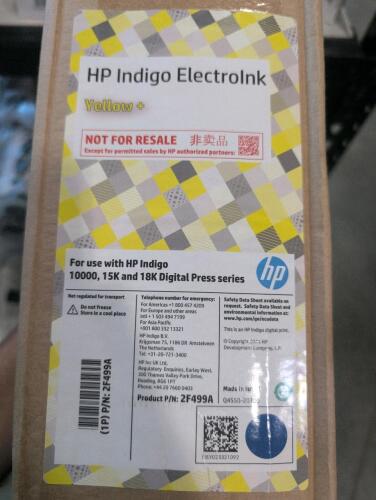 Three HP indigo electro ink