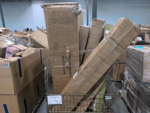 Partial box metal shed, bedframe piece, folding E bike & More