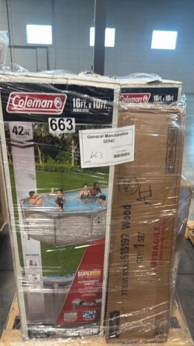 Three swimming pool pools, FUNSICLE swimming pool & More