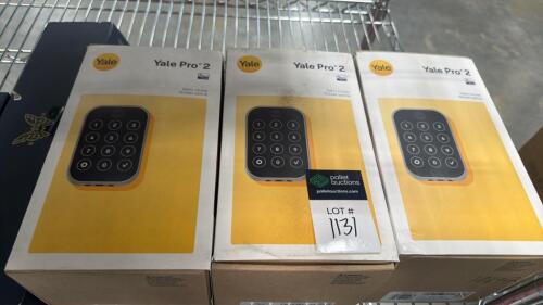 Three &ndash; Yale pro two door locks