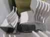Approximately 37 stacking chairs, used - 2