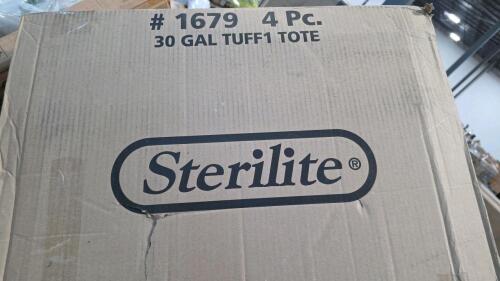 SAMRELAX, storage tote, plates, spool of rope, DIO true, & More