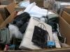 Bedding, sheets, multiple fire blankets, poncho lanyards, books, coffee mugs, blankets, notebooks, water bottles, metal stencil, HULKEN tote, towel, crawfish trap, & More - 5