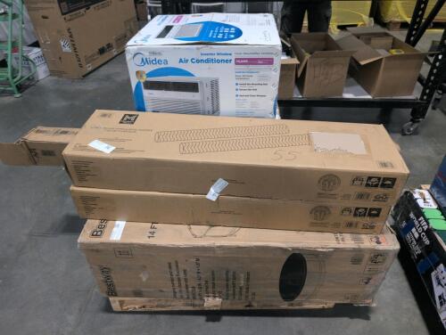 Cool noodles, MIDEA air conditioner, GENMAX inverter generator possible customer return, swimming pool