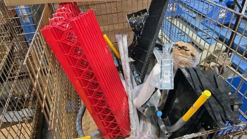 Industrial/automotive, car racks, metal pieces, stairs, rim, & More