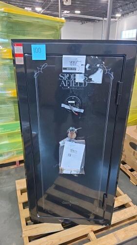 Sports AFIELD safe out of box customer return does show some damage