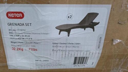Canopy, king bedframe, KETER GRENADA set, TV wall mount