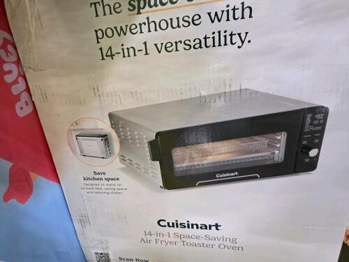 MIDEA air conditioner, Bluey bounce house, leisure chair, ISINART toaster oven, MIDEA air conditioner, shark vacuum, & More