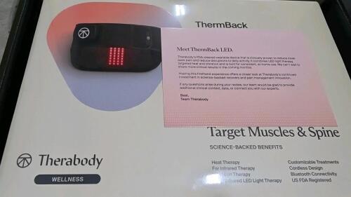 THERABODY target muscles and spine thermback