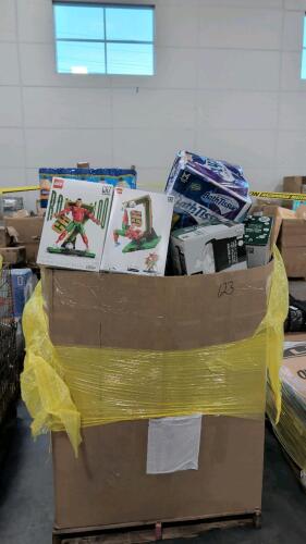 Big box store in the box: Clorox wipes, puffs, trash bags, pet products, garbage bags, tide pods, plates, cups, and much more