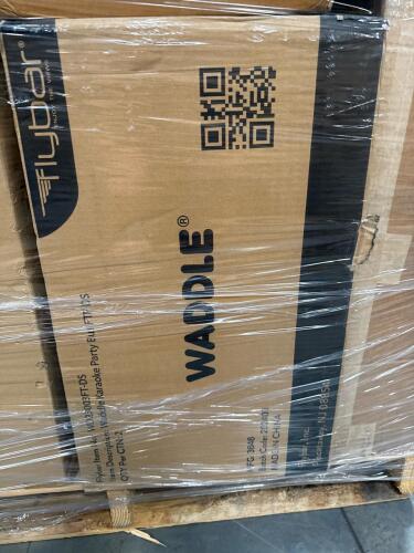 No, fly bar waddle, plant stand, SCEPTRE monitors, lantern, MOSEWRTH, tool cart, miscellaneous furniture