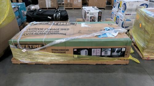 Lifetime outdoor storage shed 60512