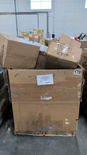 Garbage can, storage container, deli suites, pruner, miscellaneous furniture
