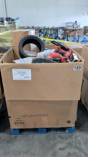 Industrial/automotive, use Milwaukee nailers, straps, brake pads, brake rotors, TV mount, shovel, conduit, & More