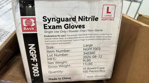 exam gloves, 32-in ceiling fan with light kit, 2-in-1 adjustable dumbbell set, suncast hose hideaway,