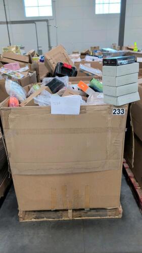 homegoods, pool floats, books, yarns, some toys, some golf balls, bala Bangles weights in sage, and much more