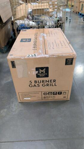member's Mark 5 burner gas grill