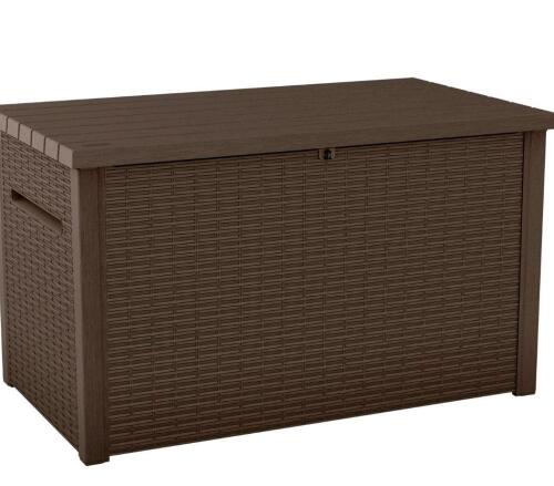 Deck box, Samsung 65 inch TV, chair, cedar planters, shutters, & More