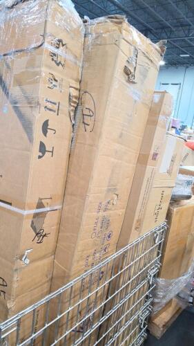 Clean mattress, outdoor living metal gazebo piece, Alpine six drawer dresser, & More