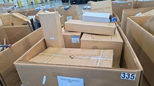 Garbage can, vented crate,L shelving's home toilet paper, filters, & More