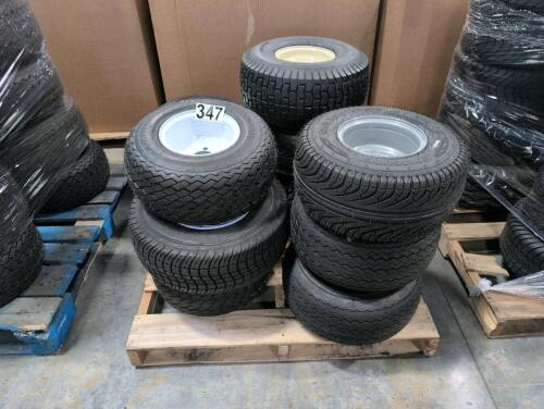 12 small/golf cart style tires
