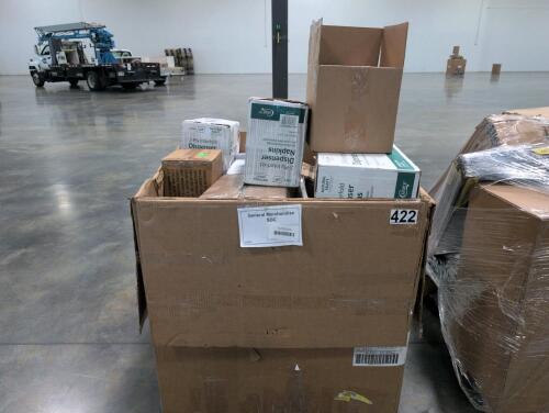 Napkins, exam gloves, hose, cable and more
