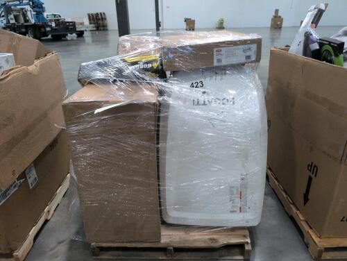 Lampbase, gorilla utility cart, sanus tv mount, star line, folding work table and more