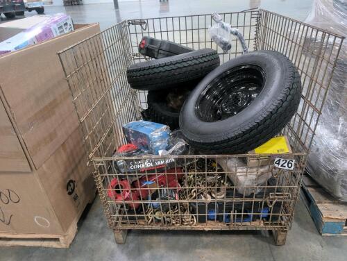 Industrial/auto - tires, chain, control arms, large chisel part, tools, & More