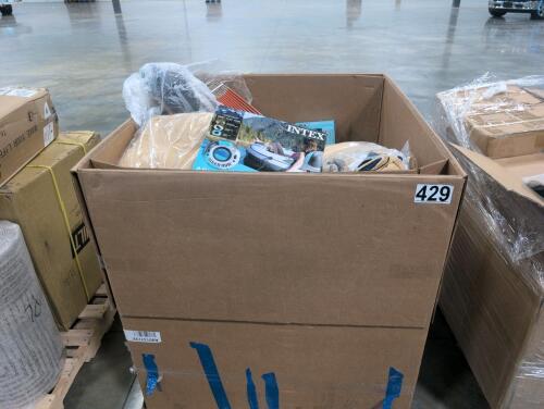 Riverfront connect lounge, blankets, door handle, boxes, records, and more