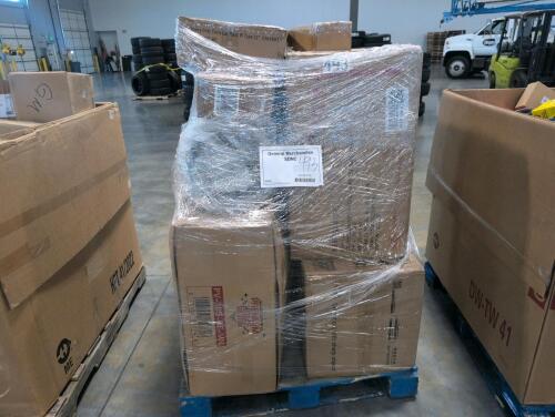 Miscellaneous furniture, mattress, swimming pool box 1/2 only, East Oak 30 inch digital electric smoker, & More