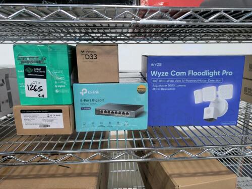 miscellaneous switches, security lights, electronics