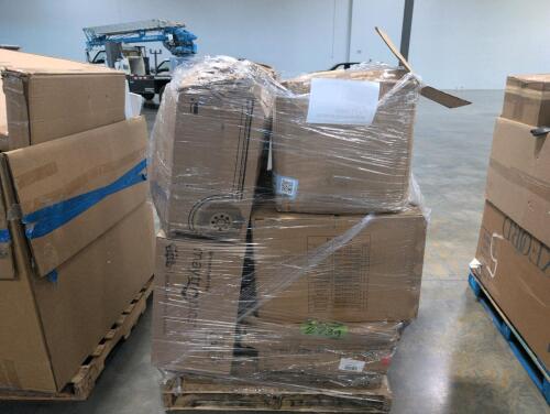 MAYTRONICS universal caddy, round Wood fire Grill, rain barrel, rug, folding exercise bike, automotive part, chair piece, and more