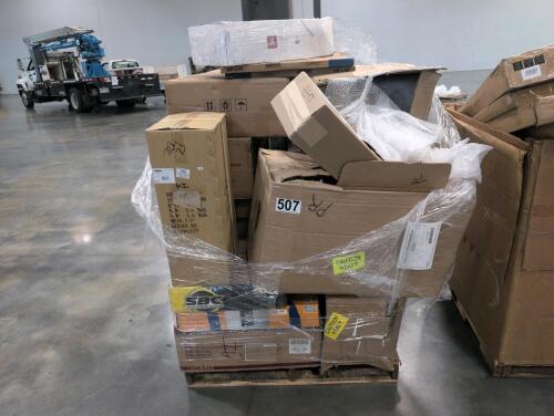 MITYVAC pneumatic excavator, rack with lighting, weight plate rack, purple leaf product, Schluter system, HESTAN skillet, goblets, & More
